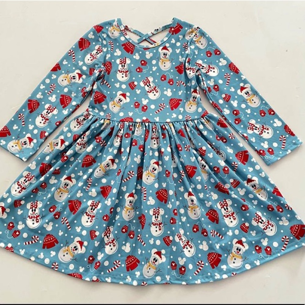 Snowmen Mickey dress